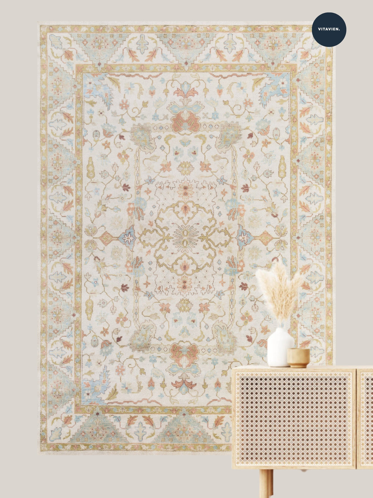 Tappeto vintage Elvan Lomé