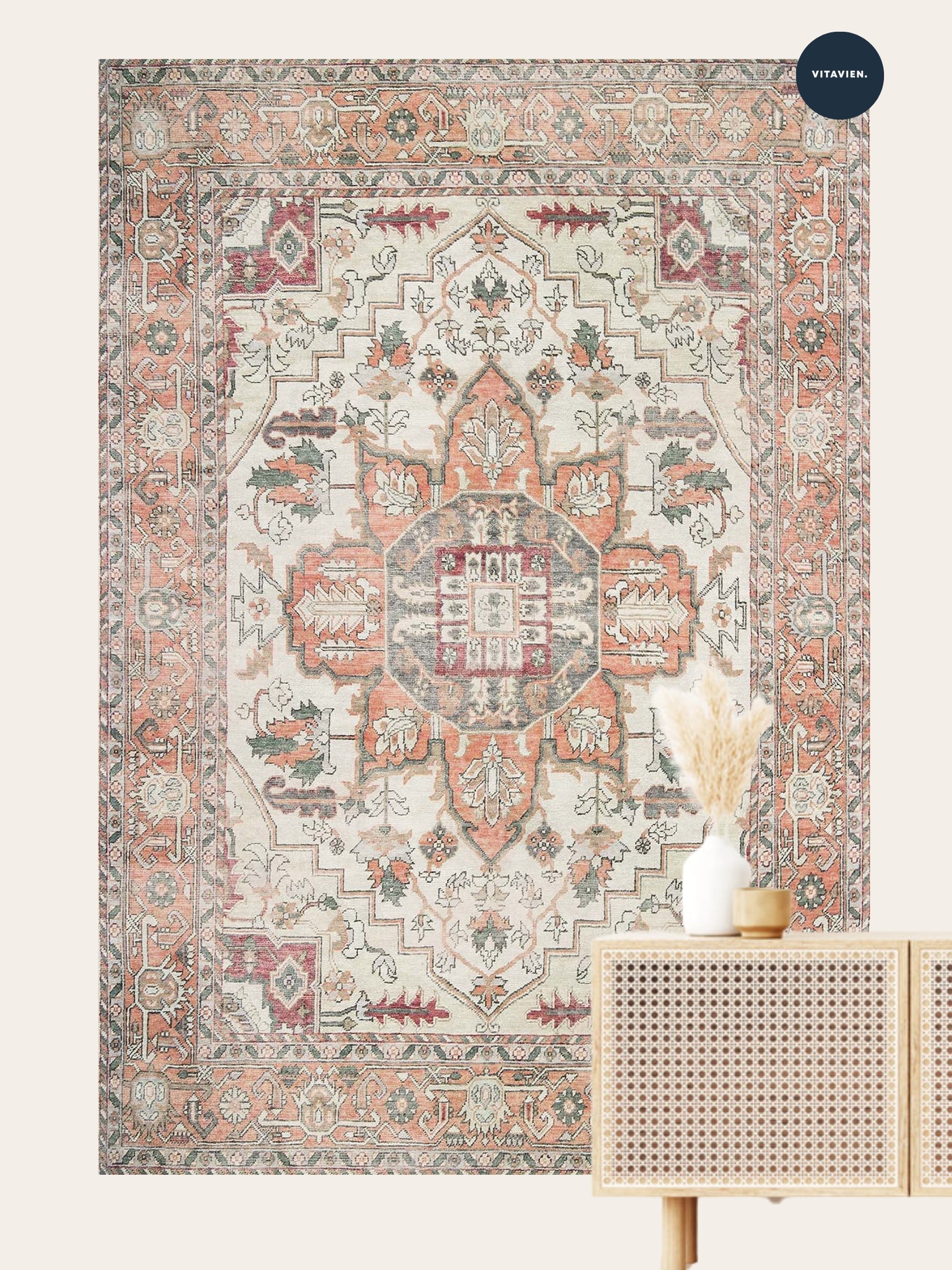 Tappeto vintage Eylem Vera