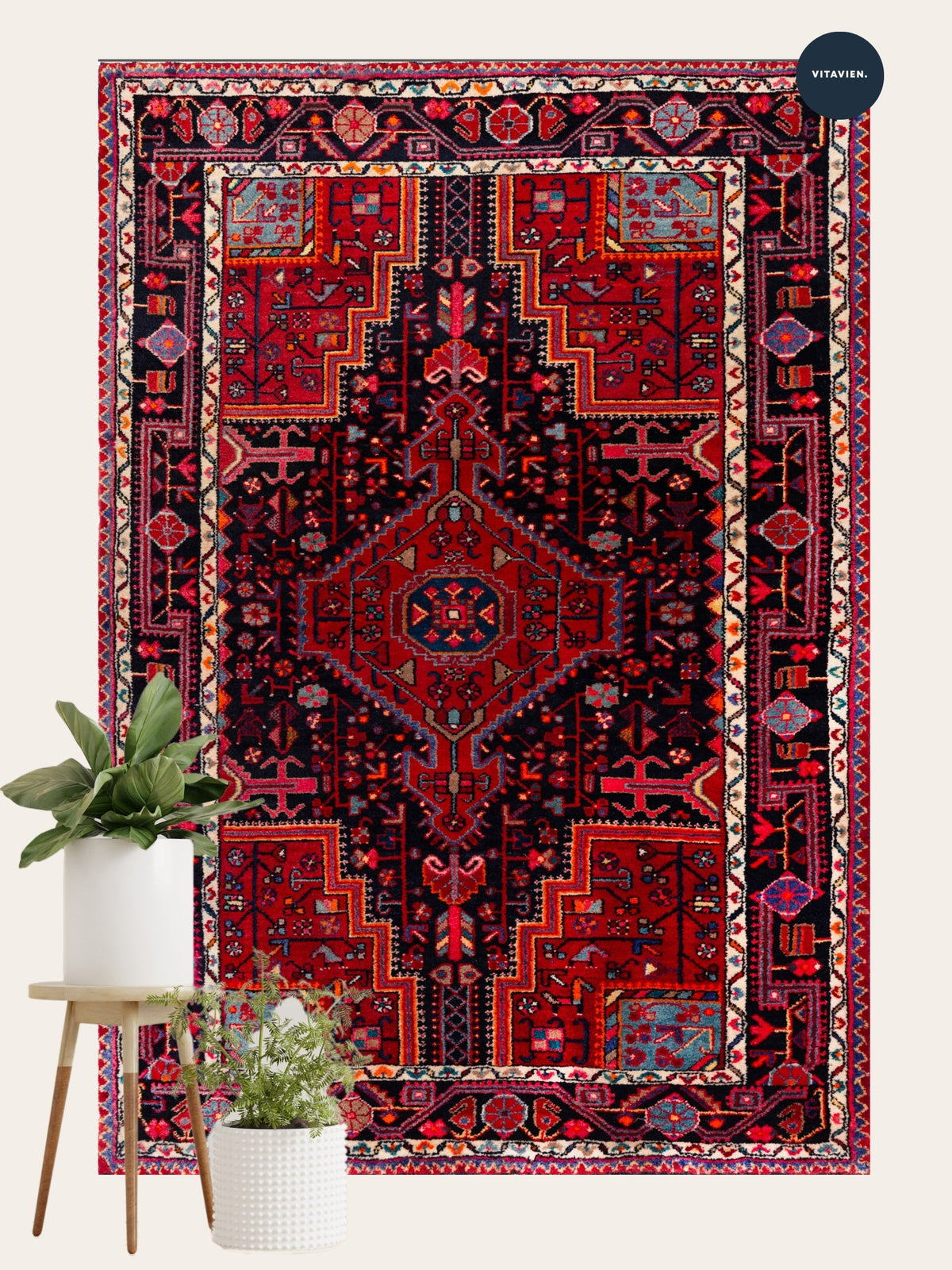 Tappeto vintage Rezvan Vera