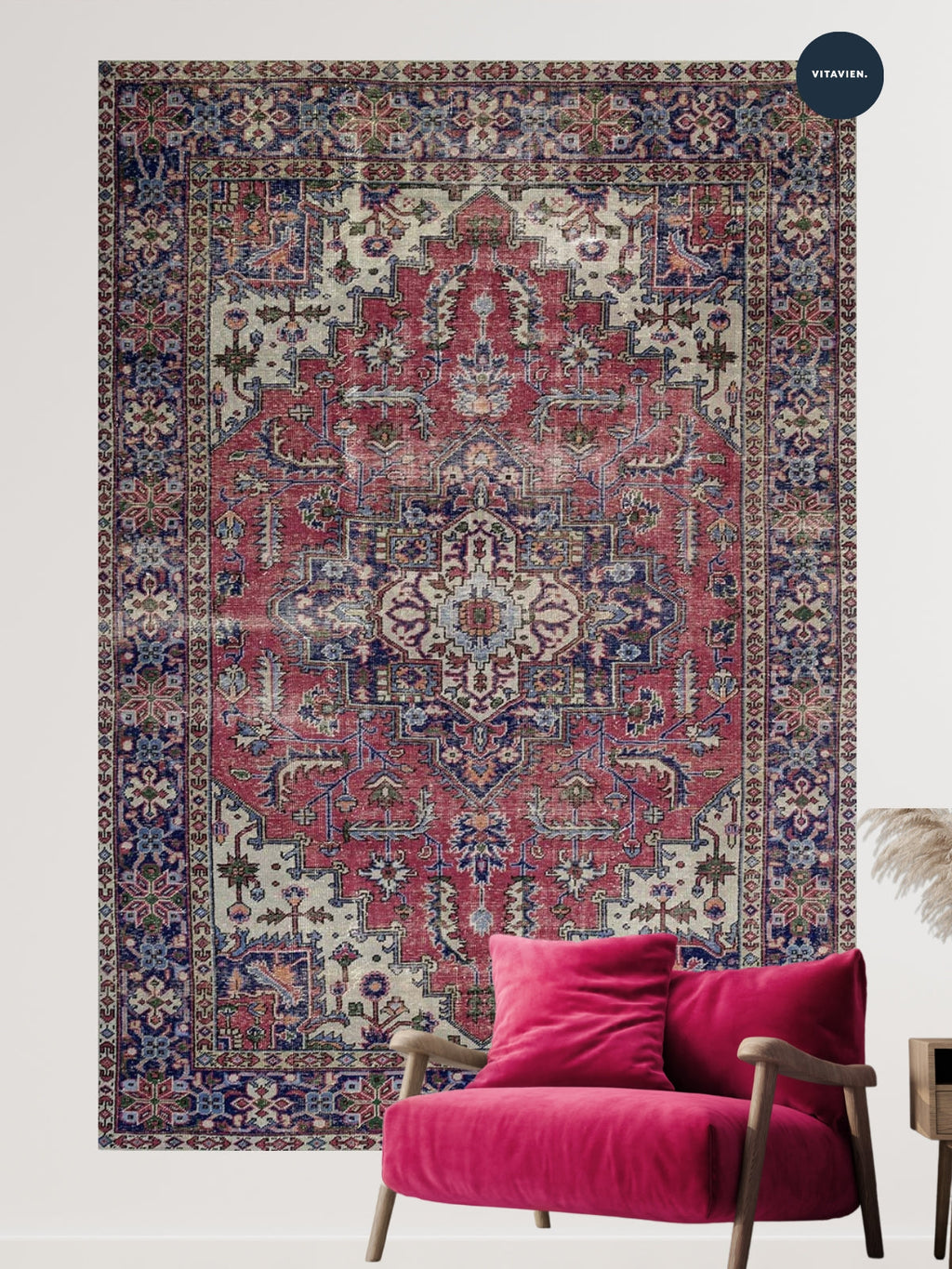 Tappeto vintage Rengin Vera