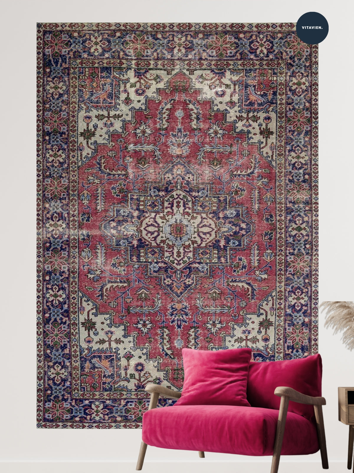 Tappeto vintage Rengin Vera