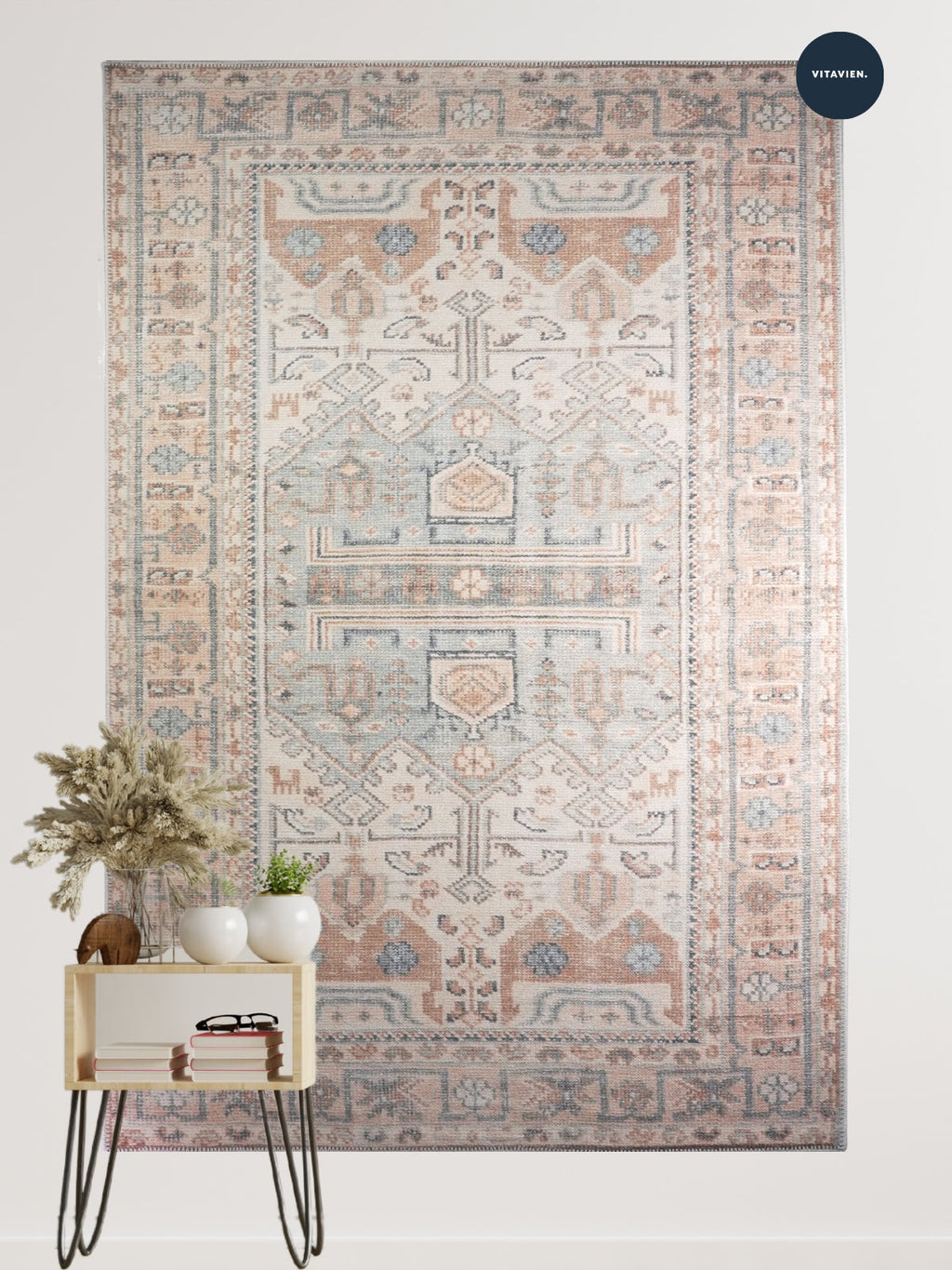 Tappeto vintage Yaren Vera